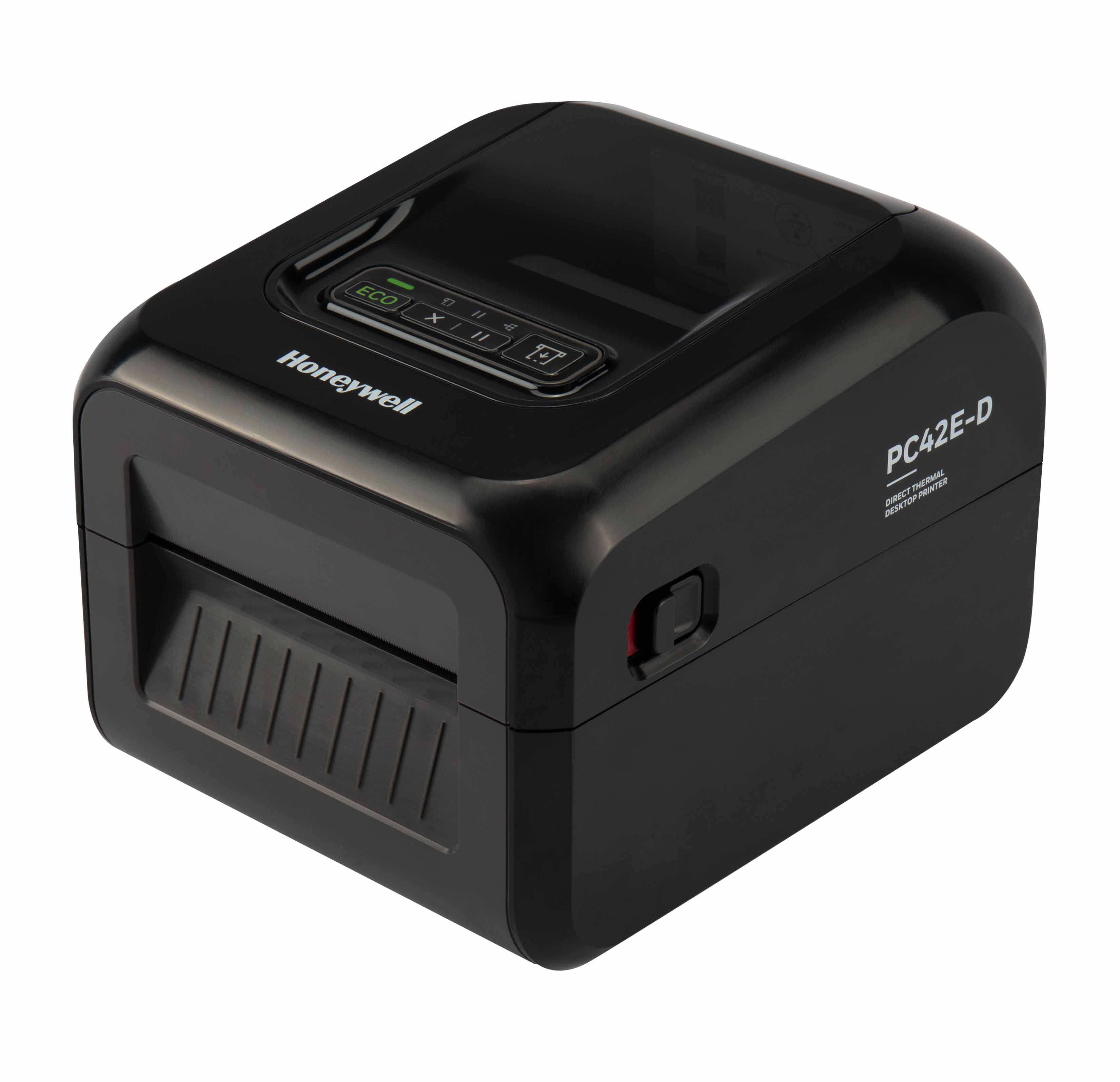 PC42E-D, Direct Thermal, Black, 203 dpi, USB, Ethernet, Serial, No Power Cord